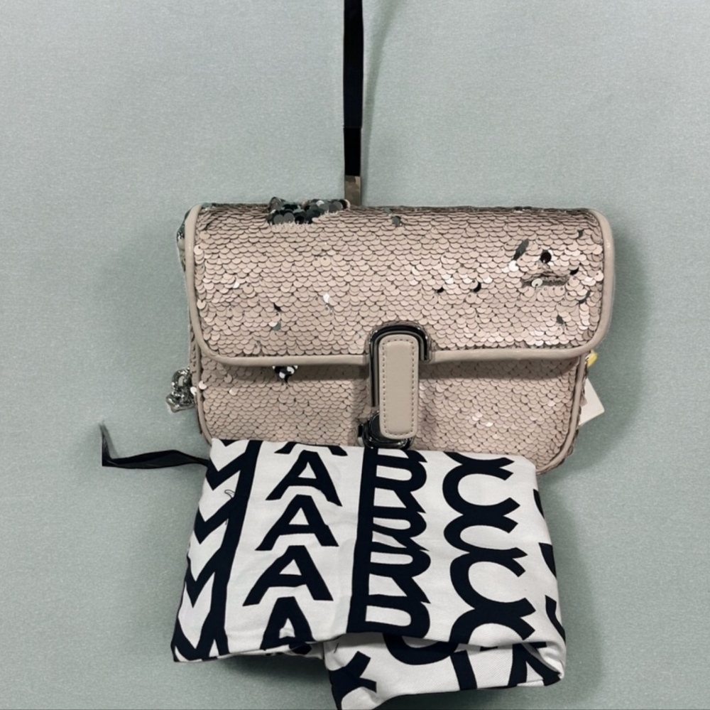 MARC JACOBS The SHOULDER BAG -  Sequin J Embellished - Picture 7 of 16